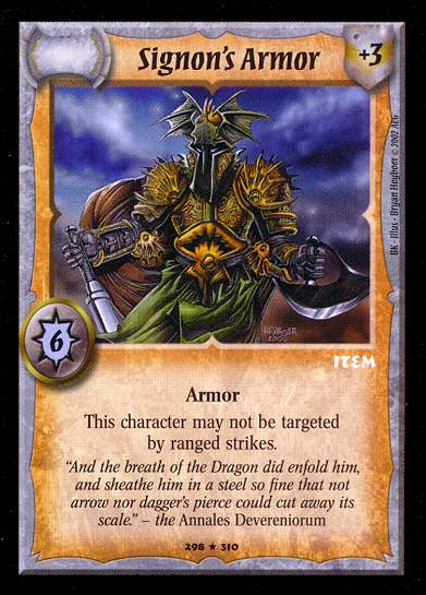 Signons Armor - Foil